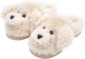 Women's Cute Animal Slippers - Warm Memory Foam Soft Fleece Plush House Slippers for Indoor & Outdoor