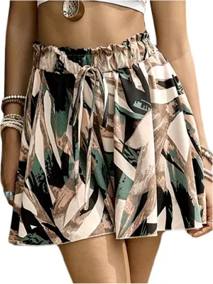 Women's Flowy Shorts Beach Vacation Summer High Waist Wide Leg Casual Dressy Shorts