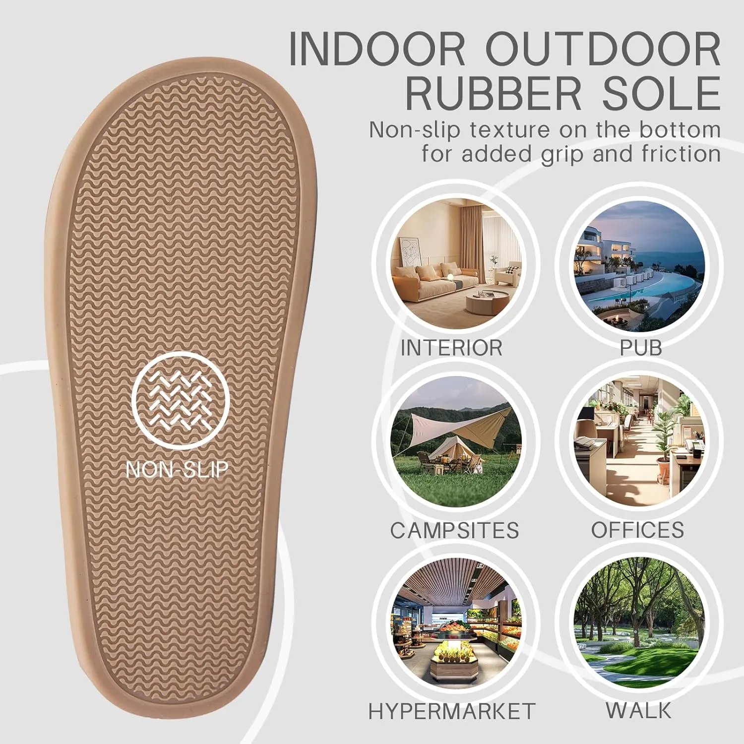 Women's Fuzzy House Slippers Memory Foam Slippers for Women Indoor and Outdoor Durable Anti-Skid Rubber Sole ladies Winter Comfy Faux Fur Bedroom Shoes