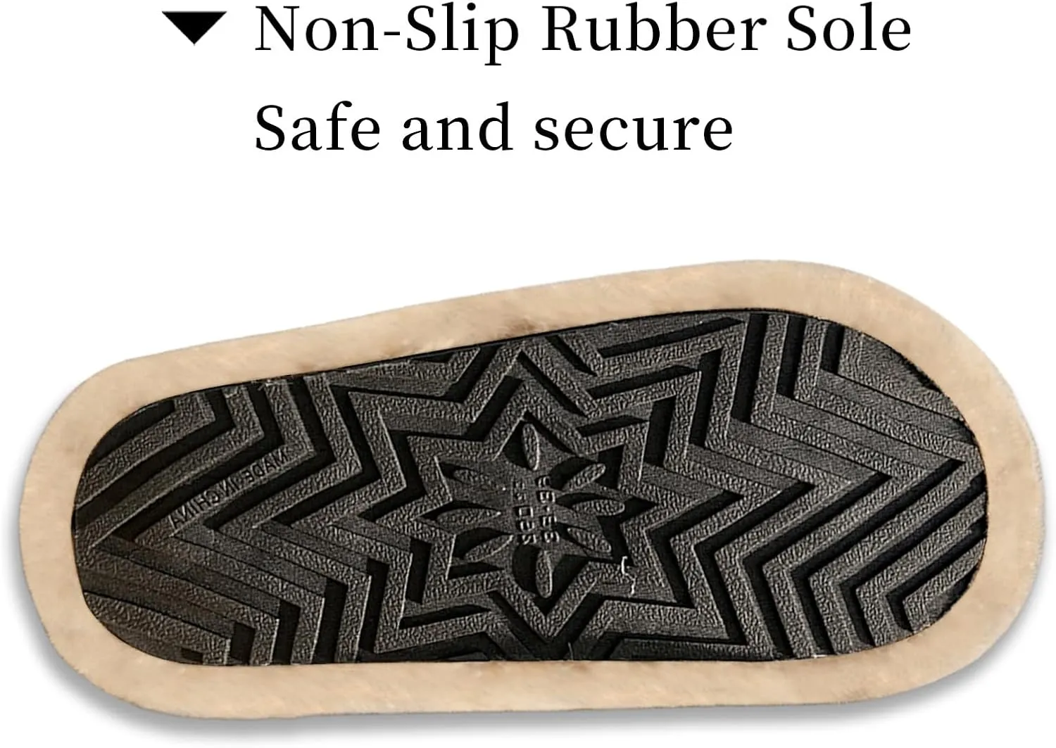 Women's Fuzzy Slippers Cross Band Memory Foam Fuzzy House Slippers Indoor and Outdoor Open Toe Anti-Skid Arch Support