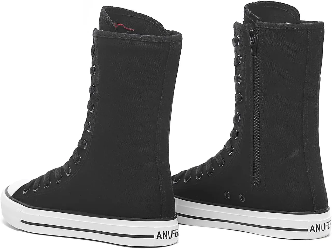 Womens High Top Canvas Sneakers Lace up Fashion Casual Shoes for Girls