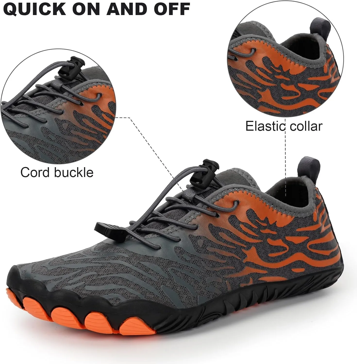Womens Mens Trail Running Footwear Barefoot Shoes Healthy Non-Slip Shoes Hike Walking Travel Shoes