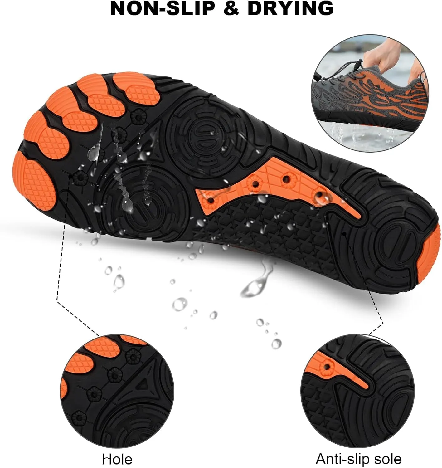 Womens Mens Trail Running Footwear Barefoot Shoes Healthy Non-Slip Shoes Hike Walking Travel Shoes