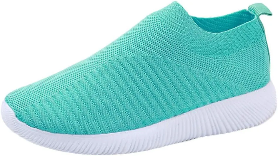 Womens Running Shoes Lightweight Tennis Shoes Non Slip Walking Shoes Women Wide Casual Slip On Shoes Casual Sneakers Waterproof Tennis Shoe Loafers Shoe