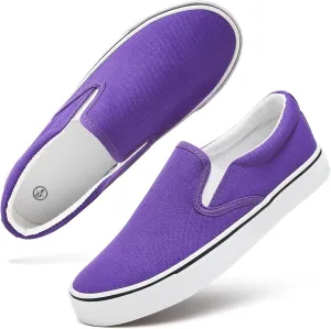 Women's Slip on Shoes Canvas Sneakers Loafers Non Slip Shoes Low Top Casual Shoes
