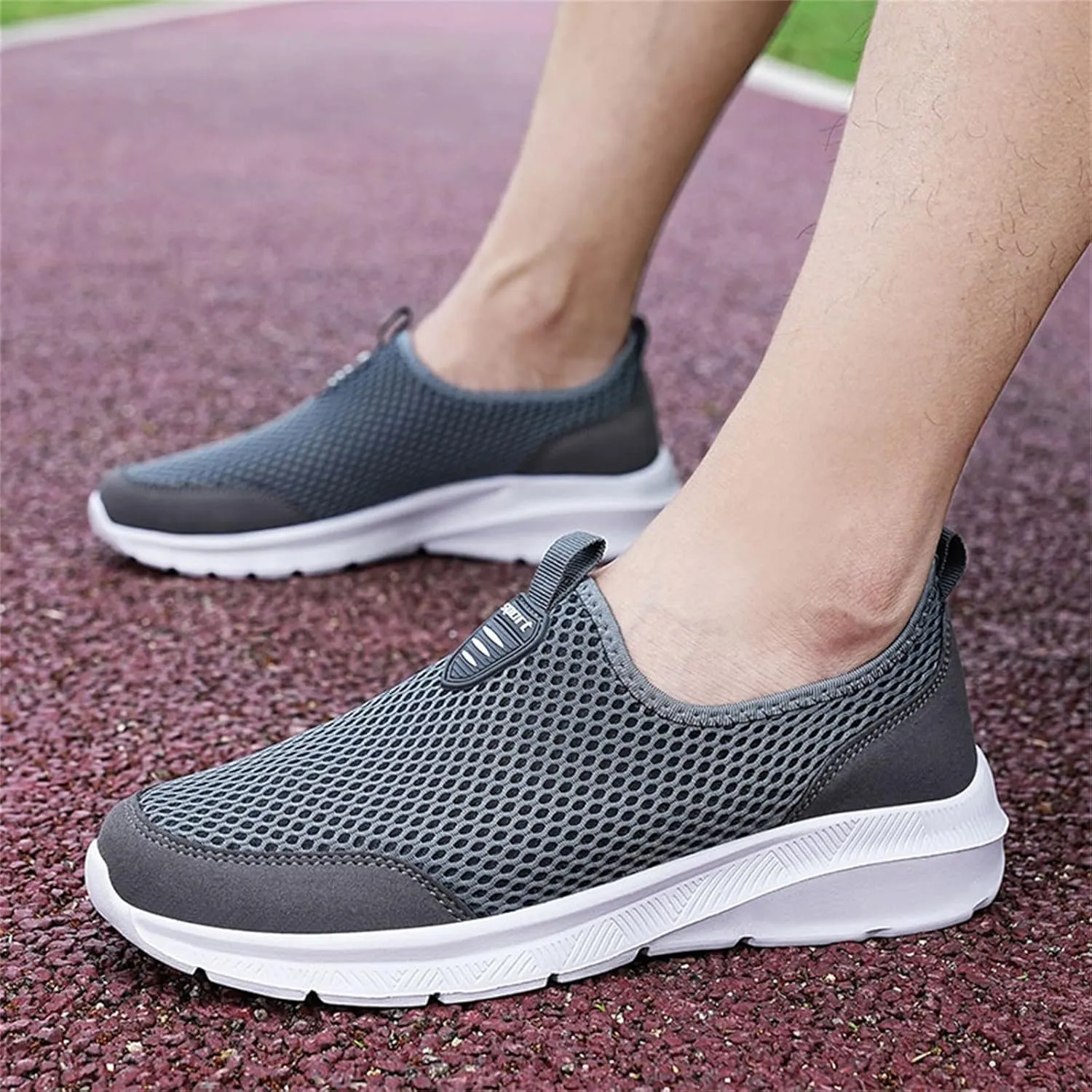 Womens Slip On Walking Shoes Lightweight Breathable Non Slip Non Slip Work Shoes Women High Top Casual Work Shoes Brown Sneakers Steel Toe Tennis Shoe Loafers Dress Shoe