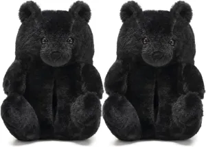Women's Teddy Bear Slippers Mom Gift Slippers Cozy Women Fuzzy Indoor House Shoes Fun Costume for Adults Cute Animal Slides for Women Her Birthday Valentine's Gift Ideas