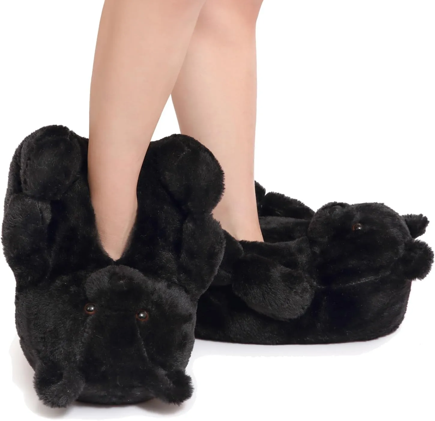 Women's Teddy Bear Slippers Mom Gift Slippers Cozy Women Fuzzy Indoor House Shoes Fun Costume for Adults Cute Animal Slides for Women Her Birthday Valentine's Gift Ideas