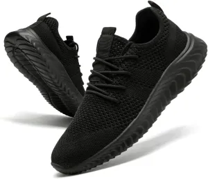 Womens Tennis Shoes Running Shoes - Gym Sneakers Shoes Walking Workout Shoes Non Slip Walking Athletic Slip On Lightweight Breathable Shoes