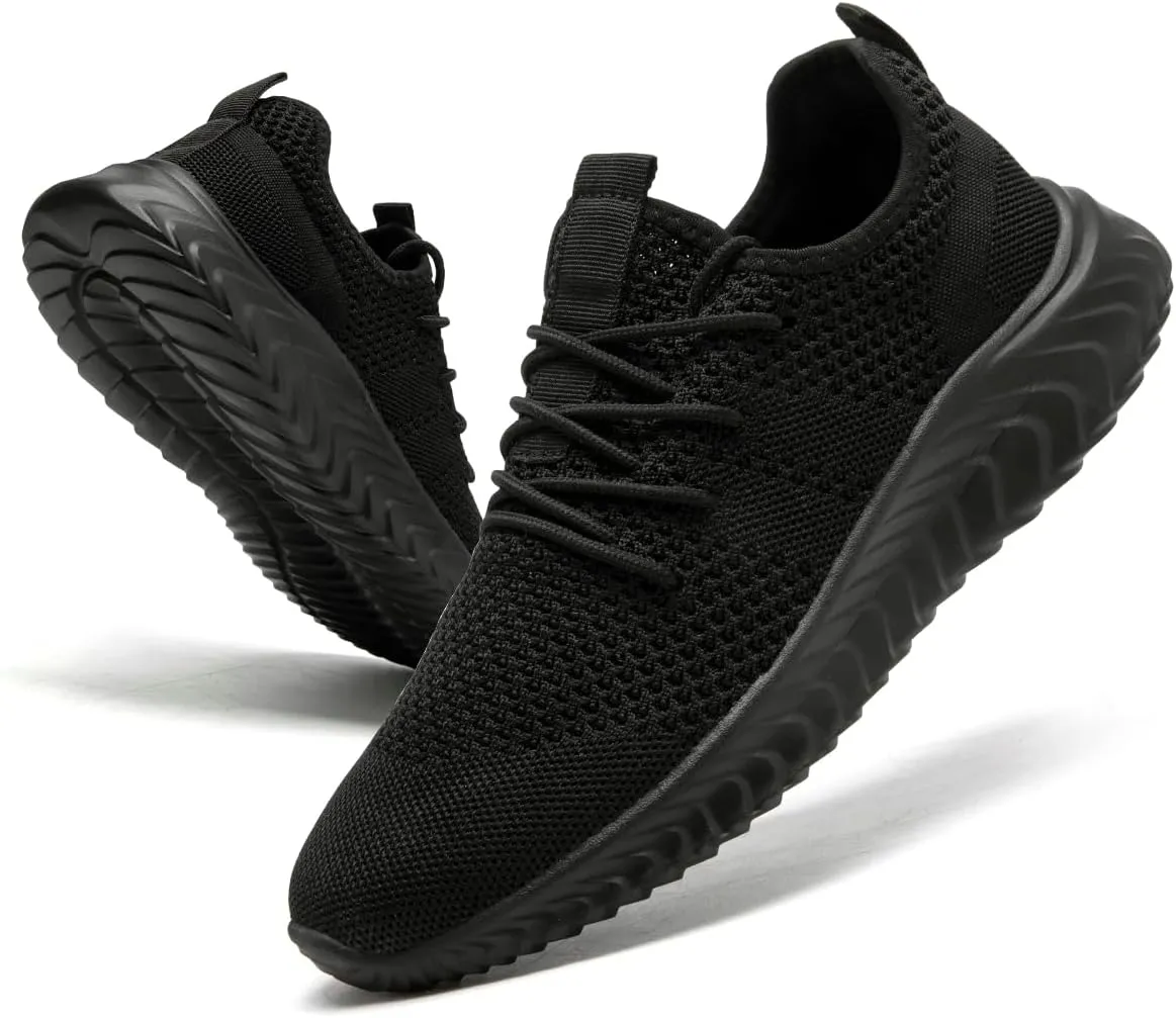 Womens Tennis Shoes Running Shoes - Gym Sneakers Shoes Walking Workout Shoes Non Slip Walking Athletic Slip On Lightweight Breathable Shoes