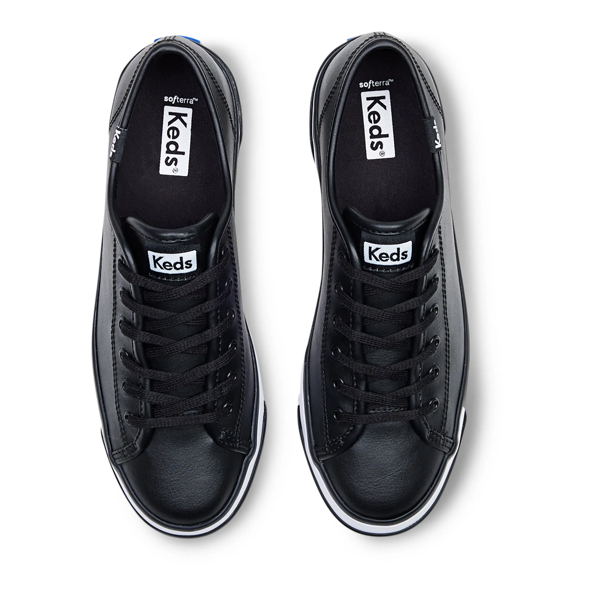 Women's Triple Up Leather Bumper Black