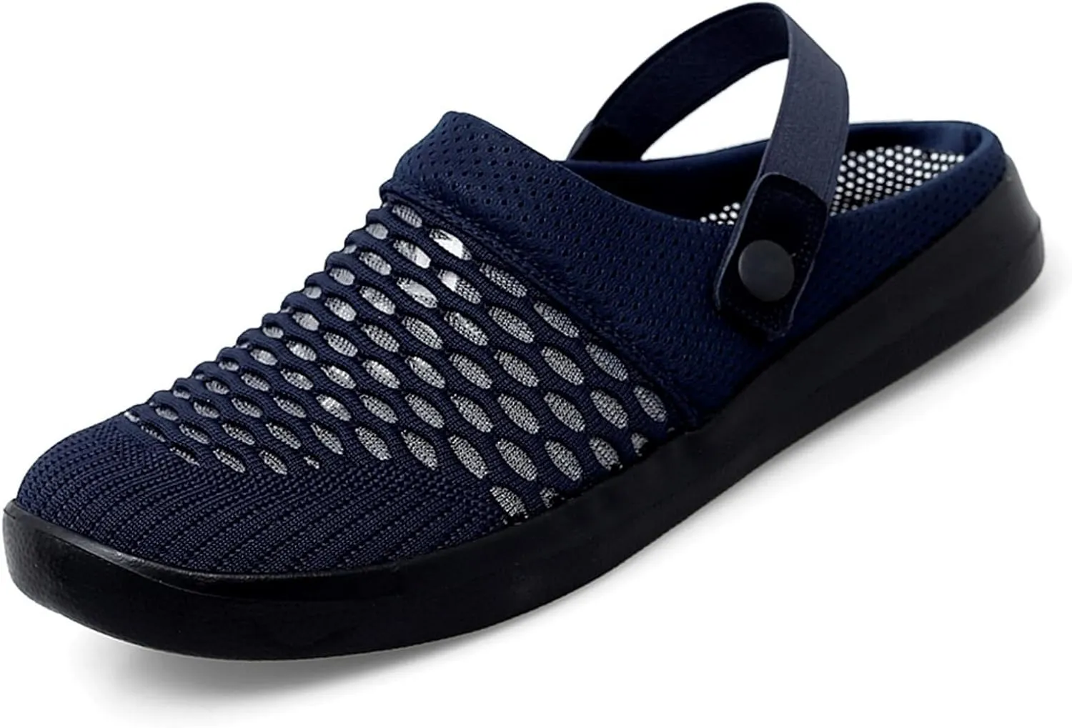 Women's Walking Shoes Knitted Breathable Clogs Lightweight Slip-On Mules Non-Slip Quick Drying Sandals Comfortable Garden Clogs Pool Water Shoe Hiking House Traveling Shoes Casual Beach Slippers