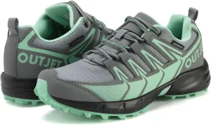 Women's Waterproof Hiking Shoes Lightweight Non-Slip Trails Walking Shoes Outdoor Sneakers
