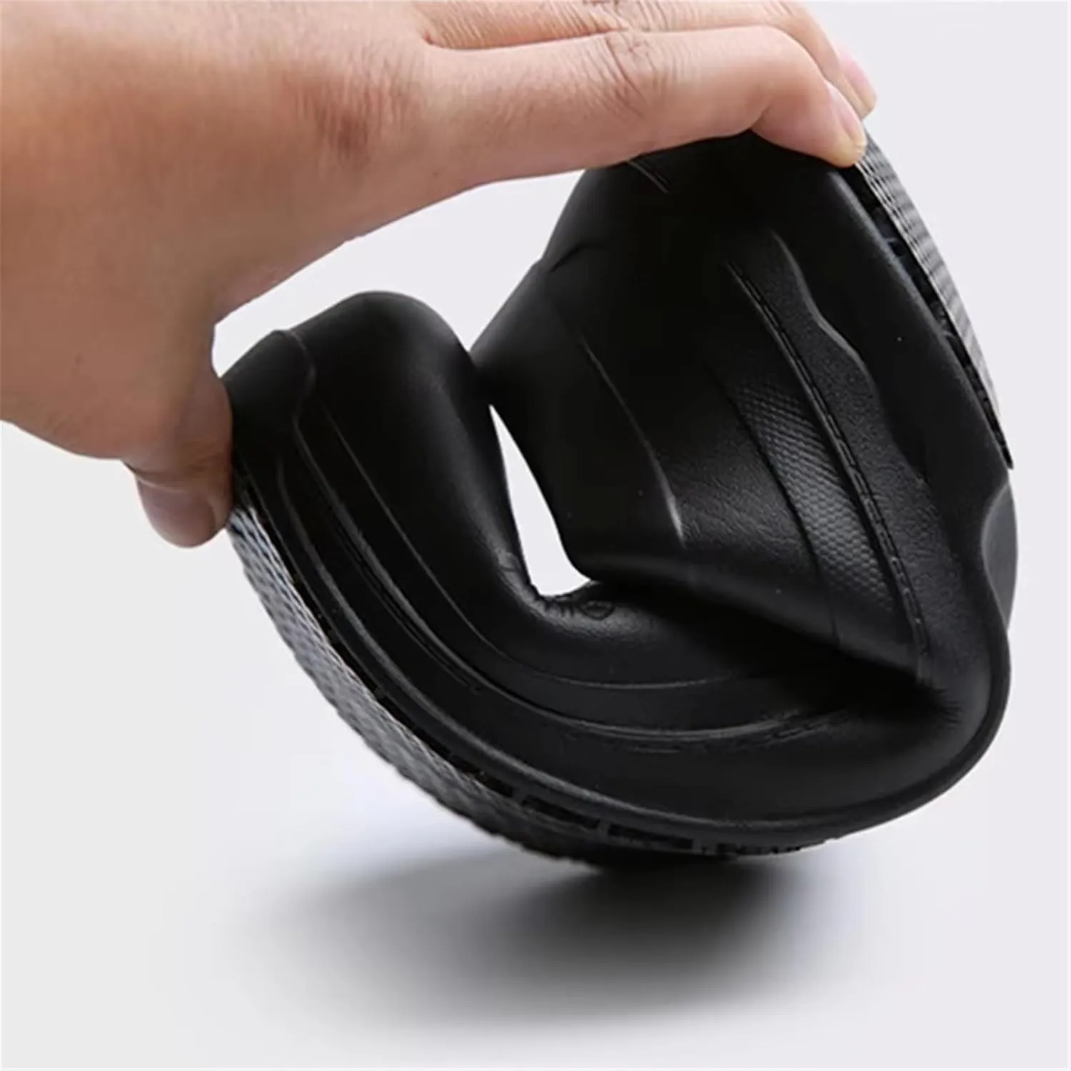 Wygwlg Oil Resistant Kitchen Work Shoes, Men's Slip on Food Service Waterproof Slip Resistant Kitchen Chef Shoes, Garden Sandals with Cushioned Arch Support, for Restaurant, Garden