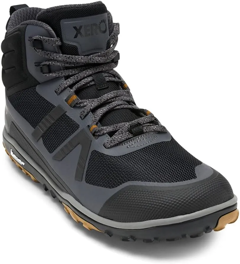 Xero Shoes Barefoot Hiking Shoes for Men | Scrambler Mid Hiking Boots | Zero Drop, Wide Toe Box, Minimalist Men's Hiking Shoes
