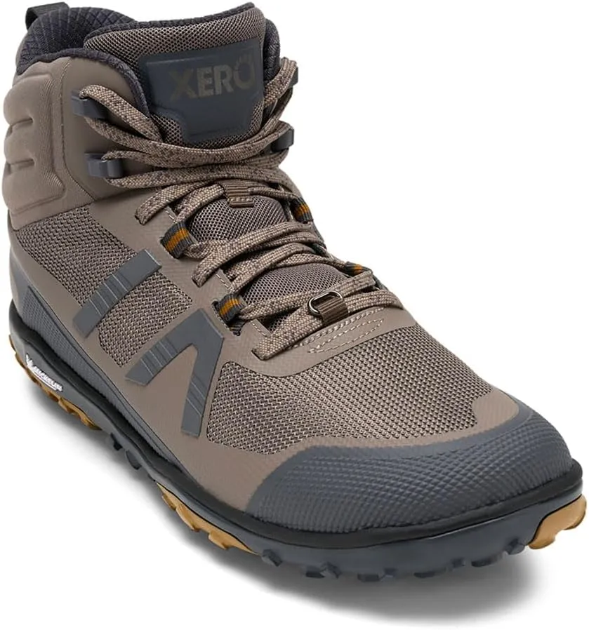 Xero Shoes Barefoot Hiking Shoes for Men | Scrambler Mid Hiking Boots | Zero Drop, Wide Toe Box, Minimalist Men's Hiking Shoes