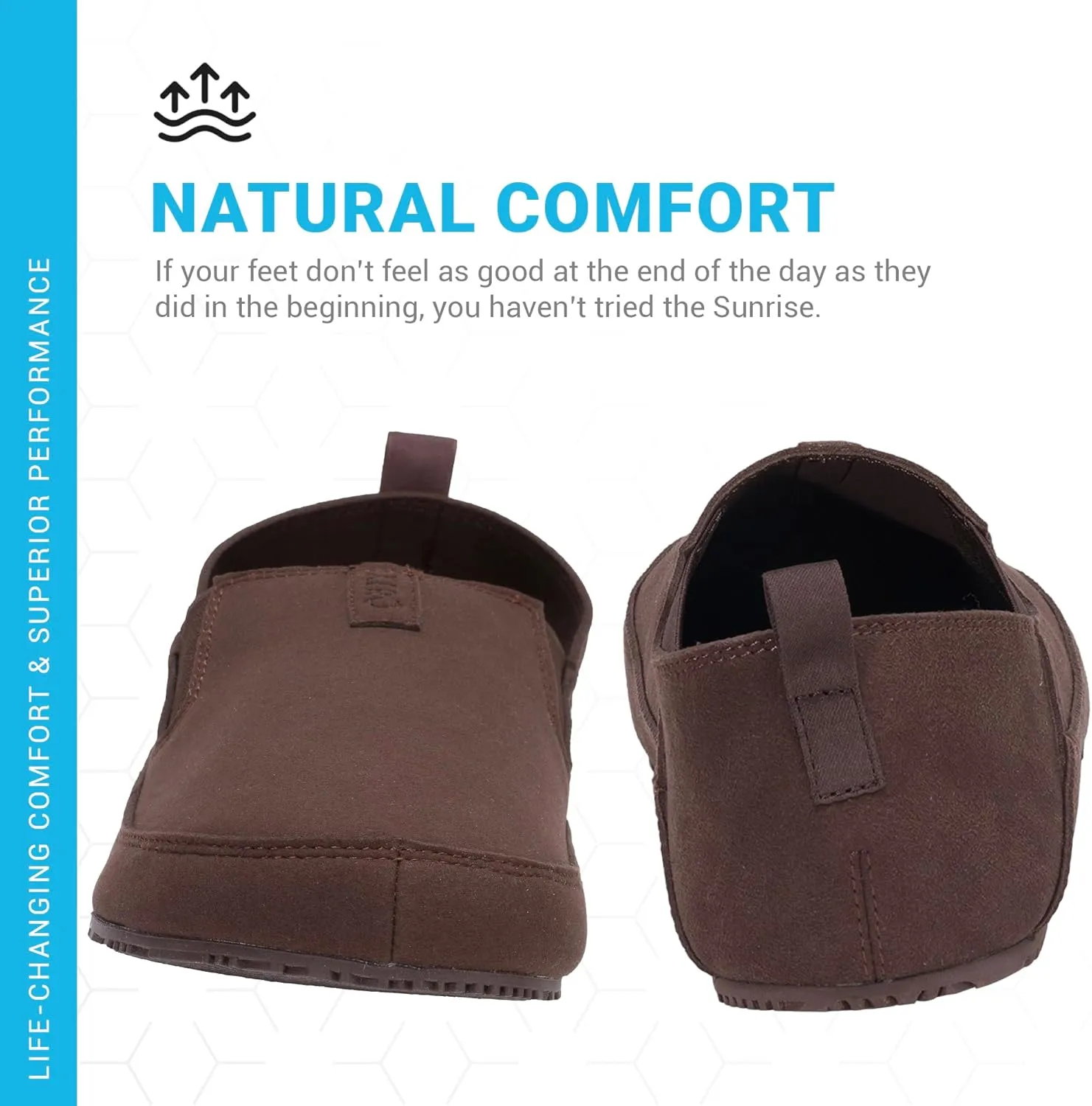Xero Shoes Men’s Barefoot Shoes | Sunrise Casual Shoes | Lightweight, Comfortable Slip-On Camp and Travel Shoes