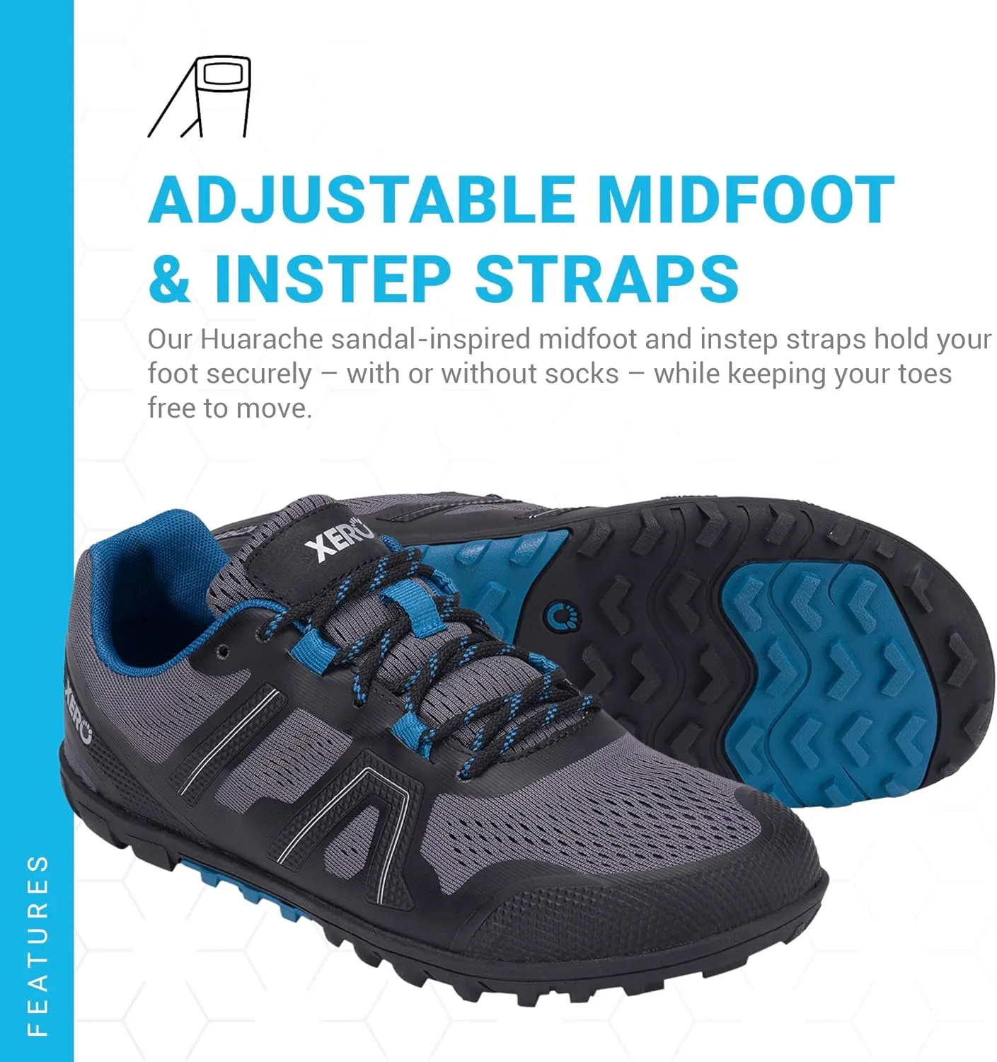 Xero Shoes Women's Mesa Trail II Barefoot Trail Run Shoe