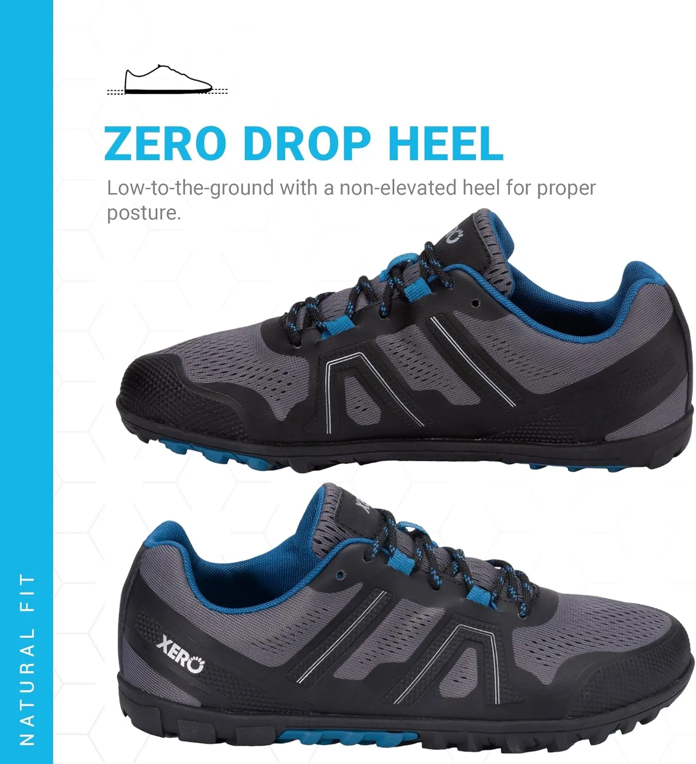 Xero Shoes Women's Mesa Trail II Barefoot Trail Run Shoe