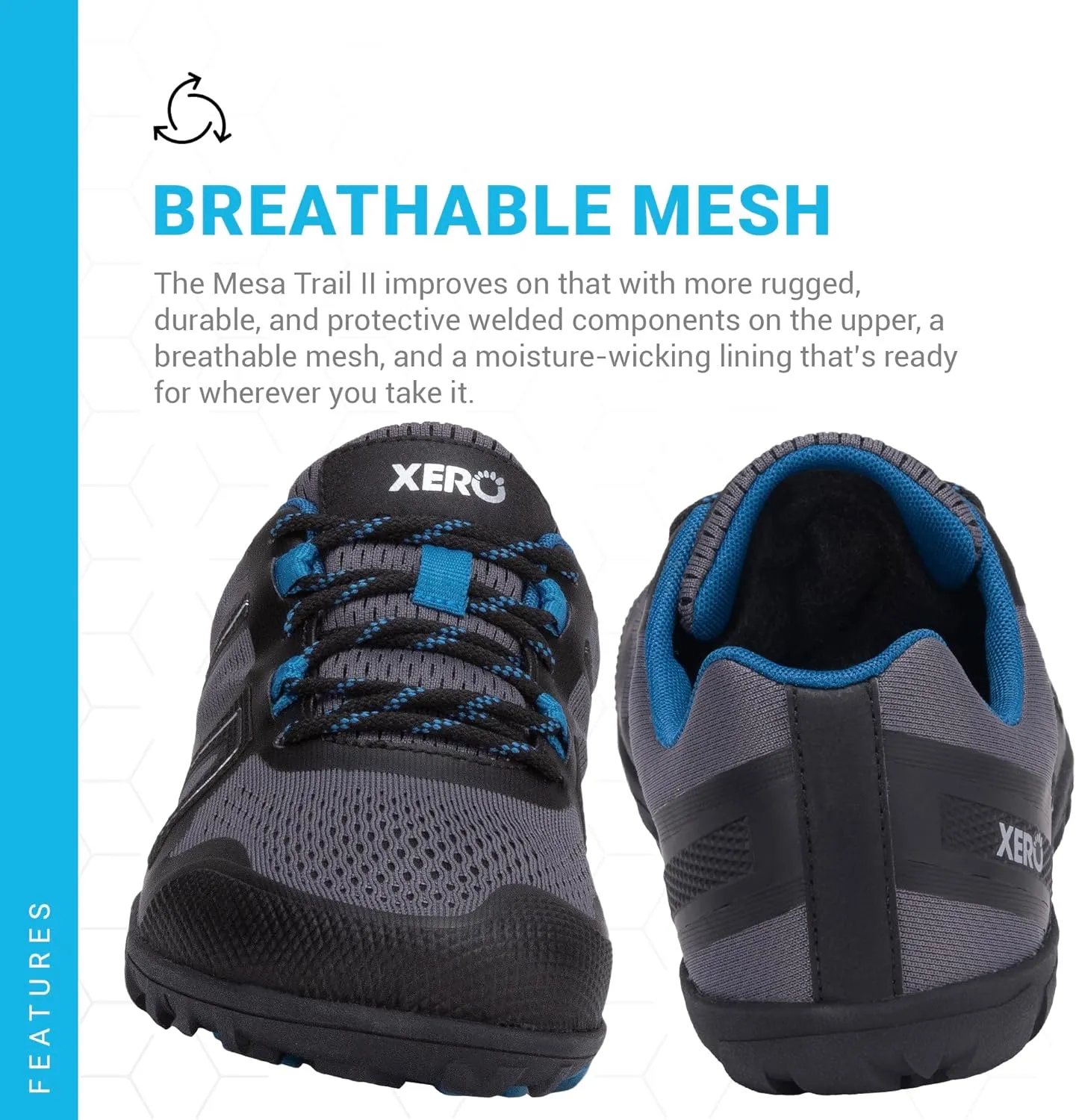 Xero Shoes Women's Mesa Trail II Barefoot Trail Run Shoe