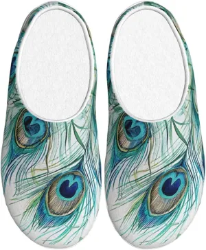 Xmas Colorful Pine Tree Men's Women's Slippers, Casual Soft Warm House Slippers For Couple Home Unisex House Shoes