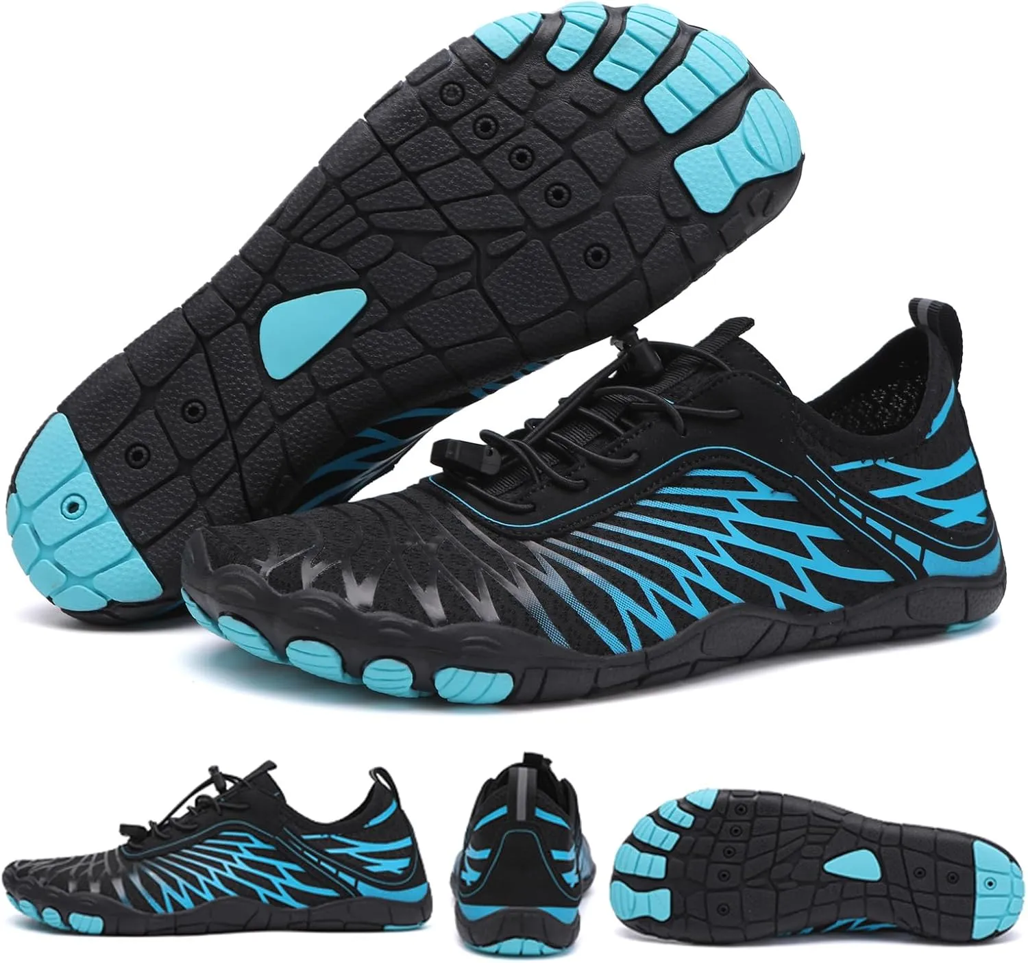 XNIRON Hike Barefoot Shoes for Womens Men,Quick Dry Water Shoes,Beach Pool Aqua Swim Surf Hiking Walking Shoes,Non-Slip Athletic Footwear Wide Toe Water Shoes