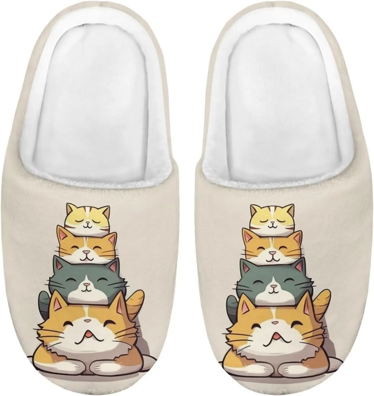 Xpyiqun Little Kid Slippers House Shoes Girls Boys Slip On Slippers Cozy Warm Soft Plush Winter Home Slippers Size 9-14.5