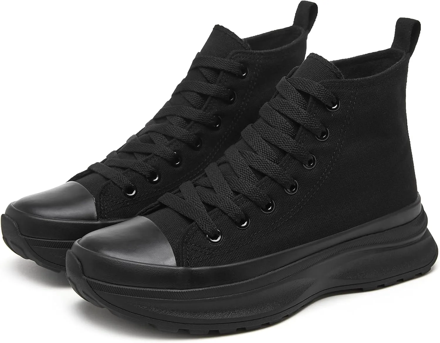 Yageyan Womens High Top Sneakers - Platform Shoes, Canvas, Tennis, Classic, Casual, Comfortable
