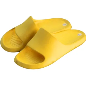 Yellow foam slippers
