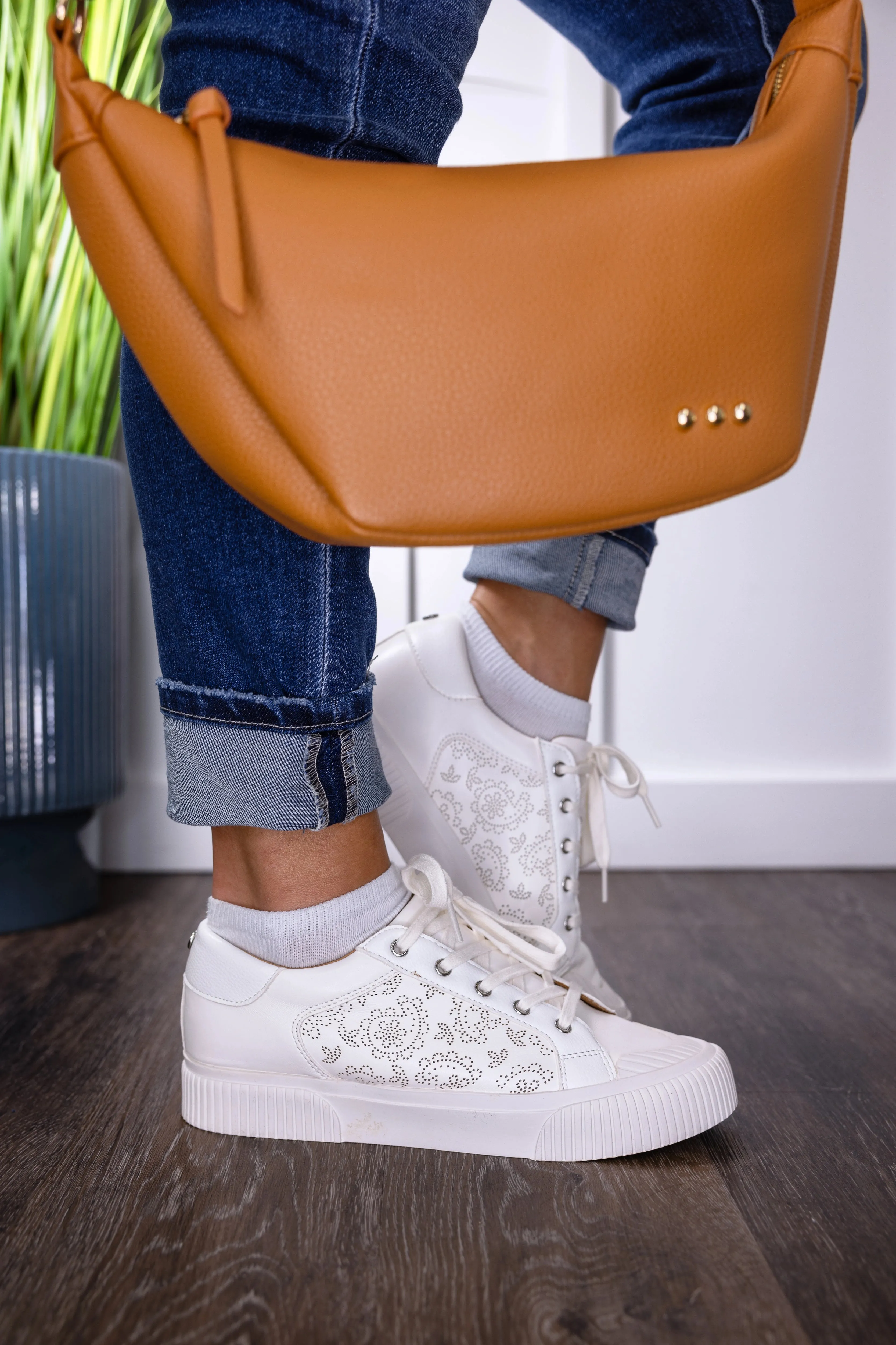 Yellowbox Gallen Faux Leather Lace-Up Paisley  Sneaker
