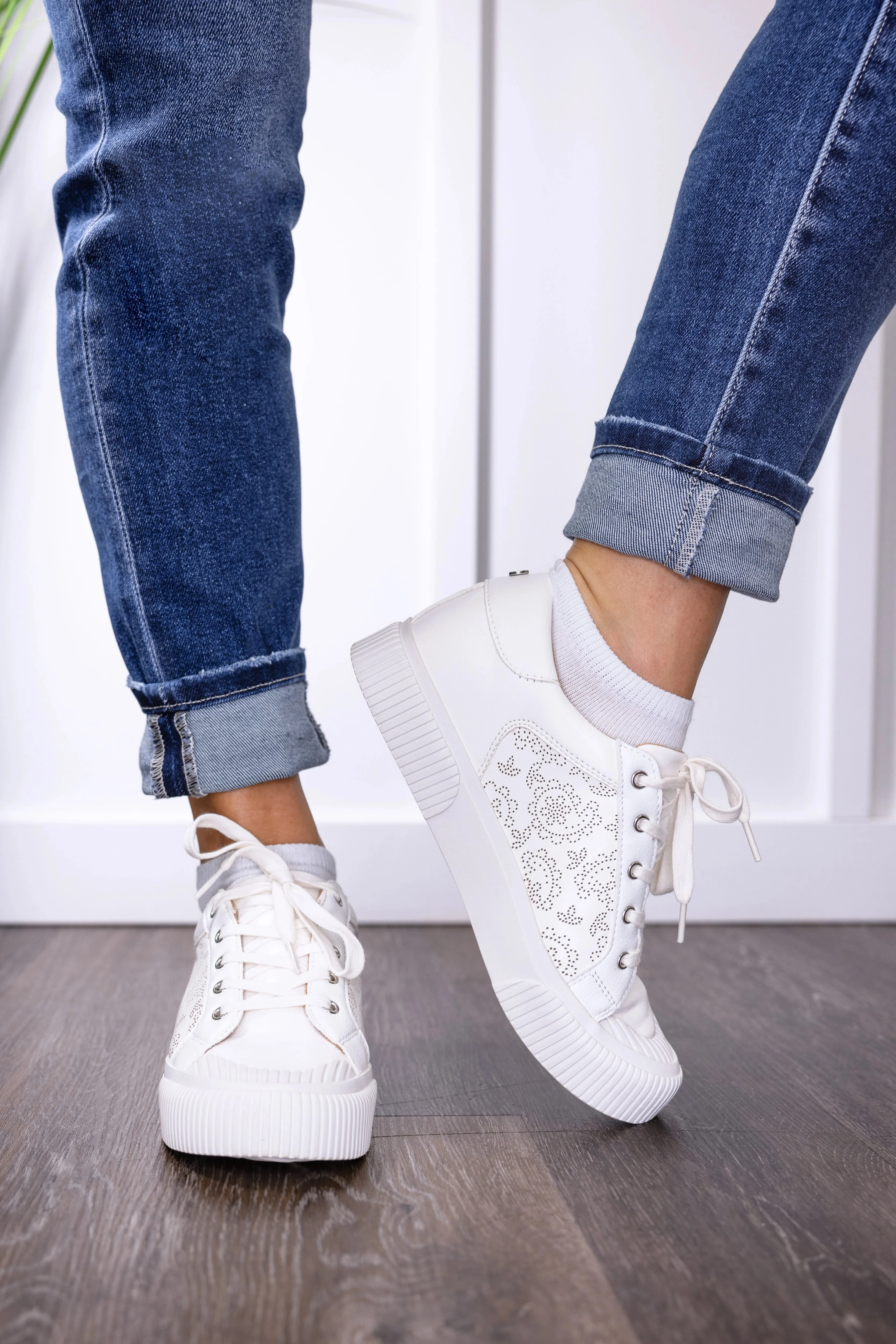 Yellowbox Gallen Faux Leather Lace-Up Paisley  Sneaker