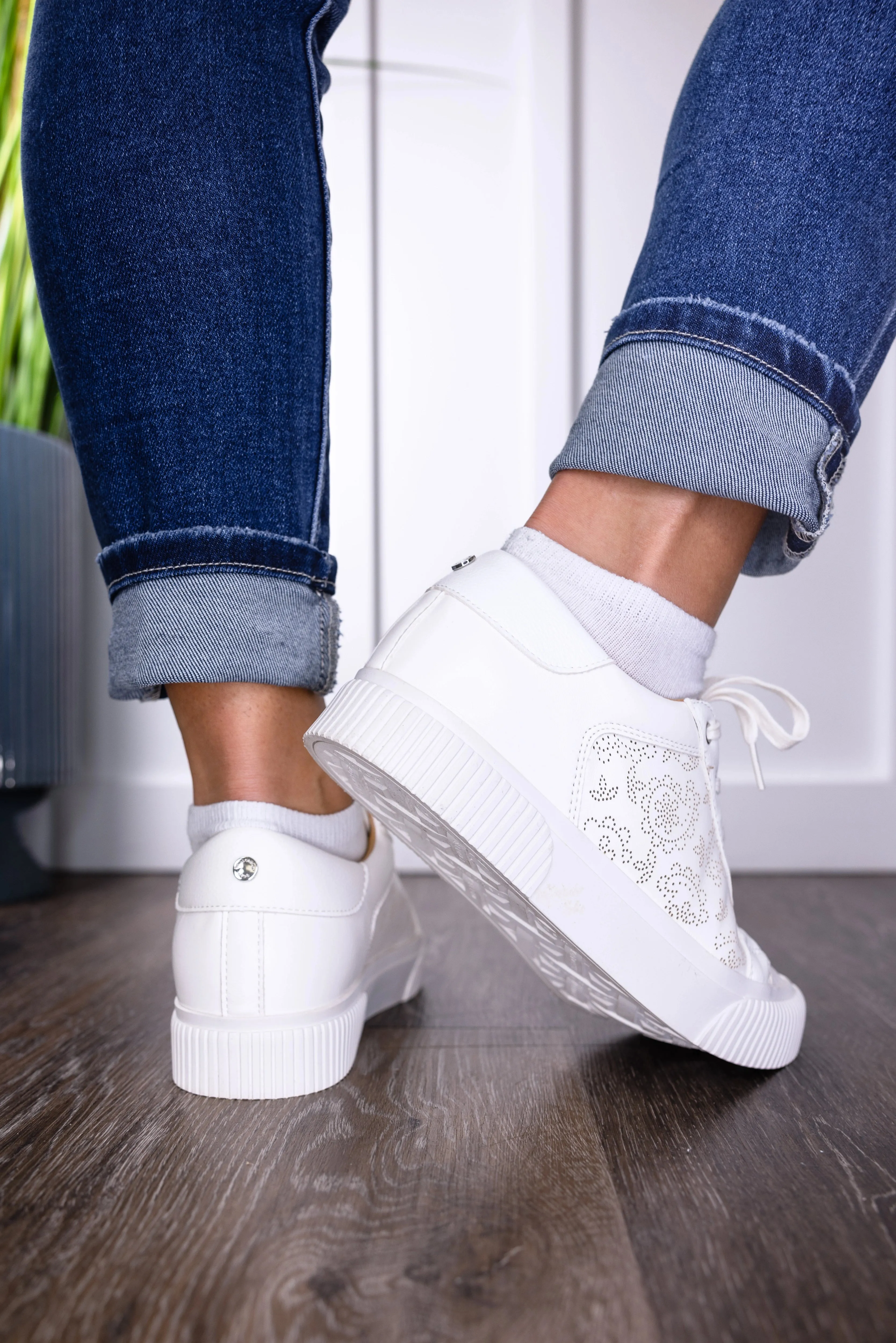 Yellowbox Gallen Faux Leather Lace-Up Paisley  Sneaker