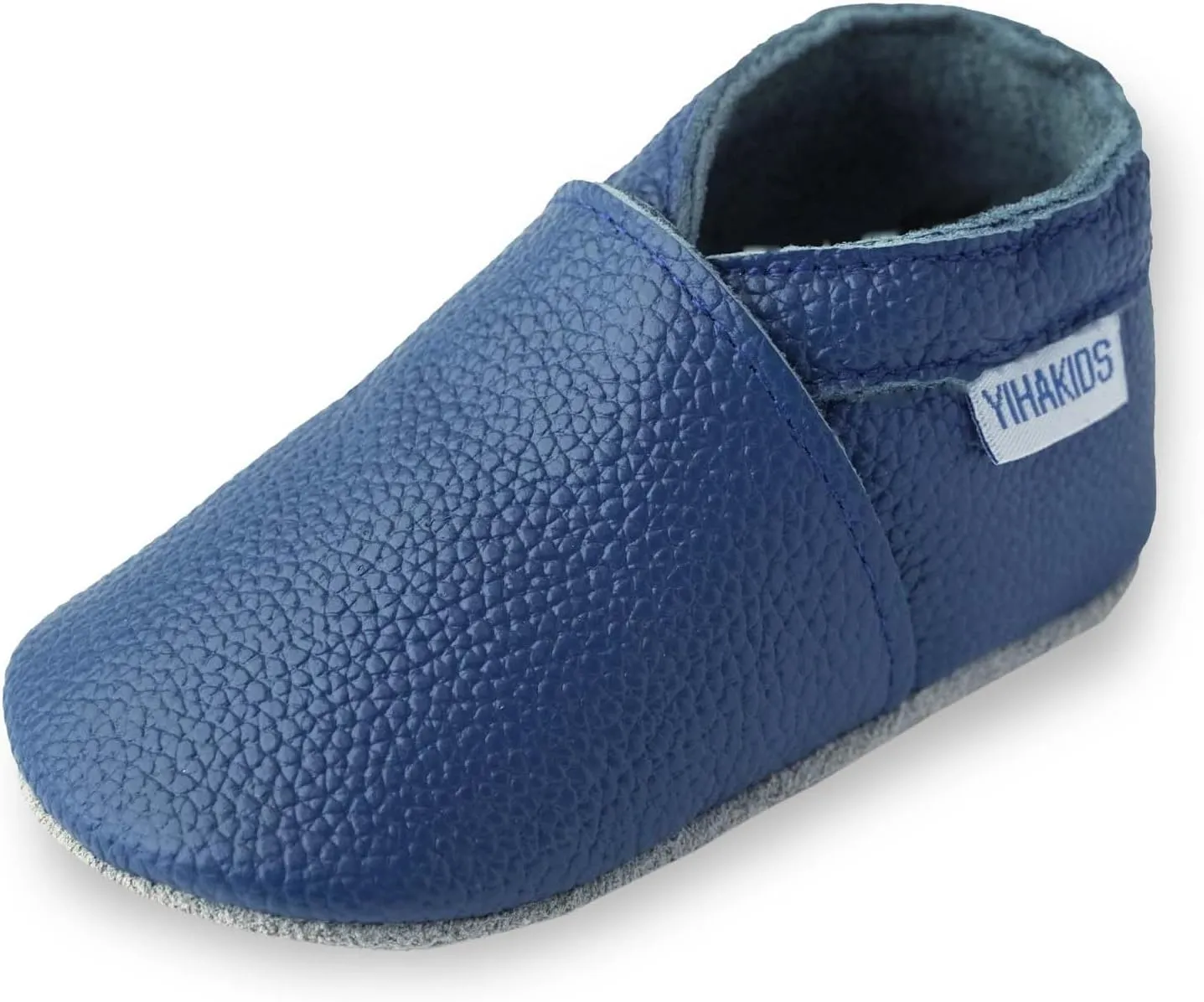 YIHAKIDS Baby Leather Shoes Soft Sole First Walking Moccasins Infants Toddler Boys Girls Crawling Slippers Slip-on Shoes Solid Color Shoes