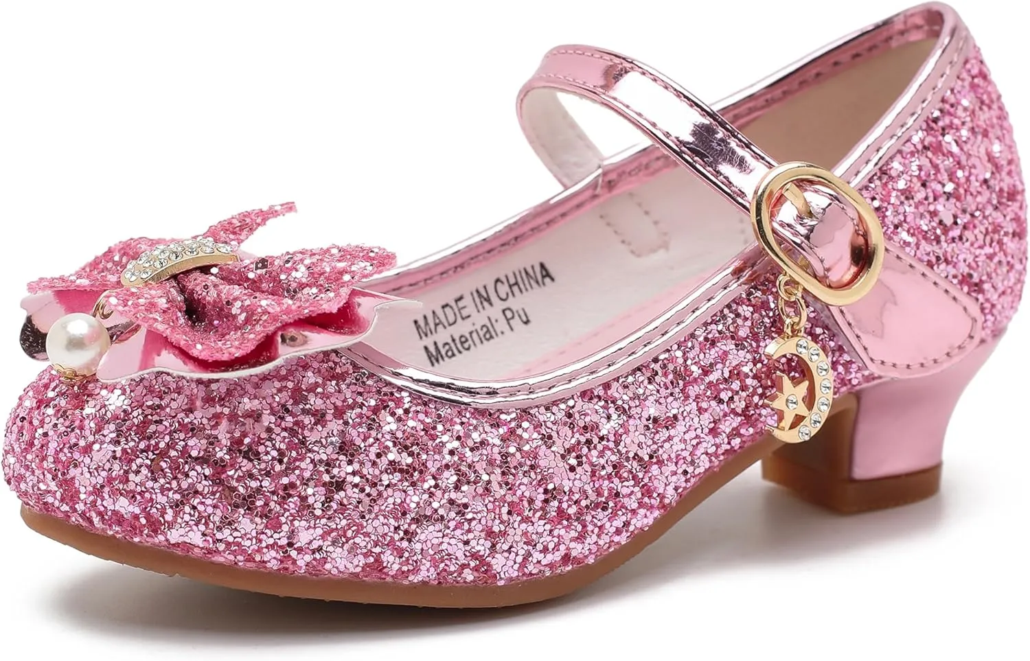 Youdesney Girls Dress Shoes, Mary Jane Flower Girls Shoes, Cute Princess Low Heels for School, Wedding, Party (Toddler/Little Kids/Big Kids)