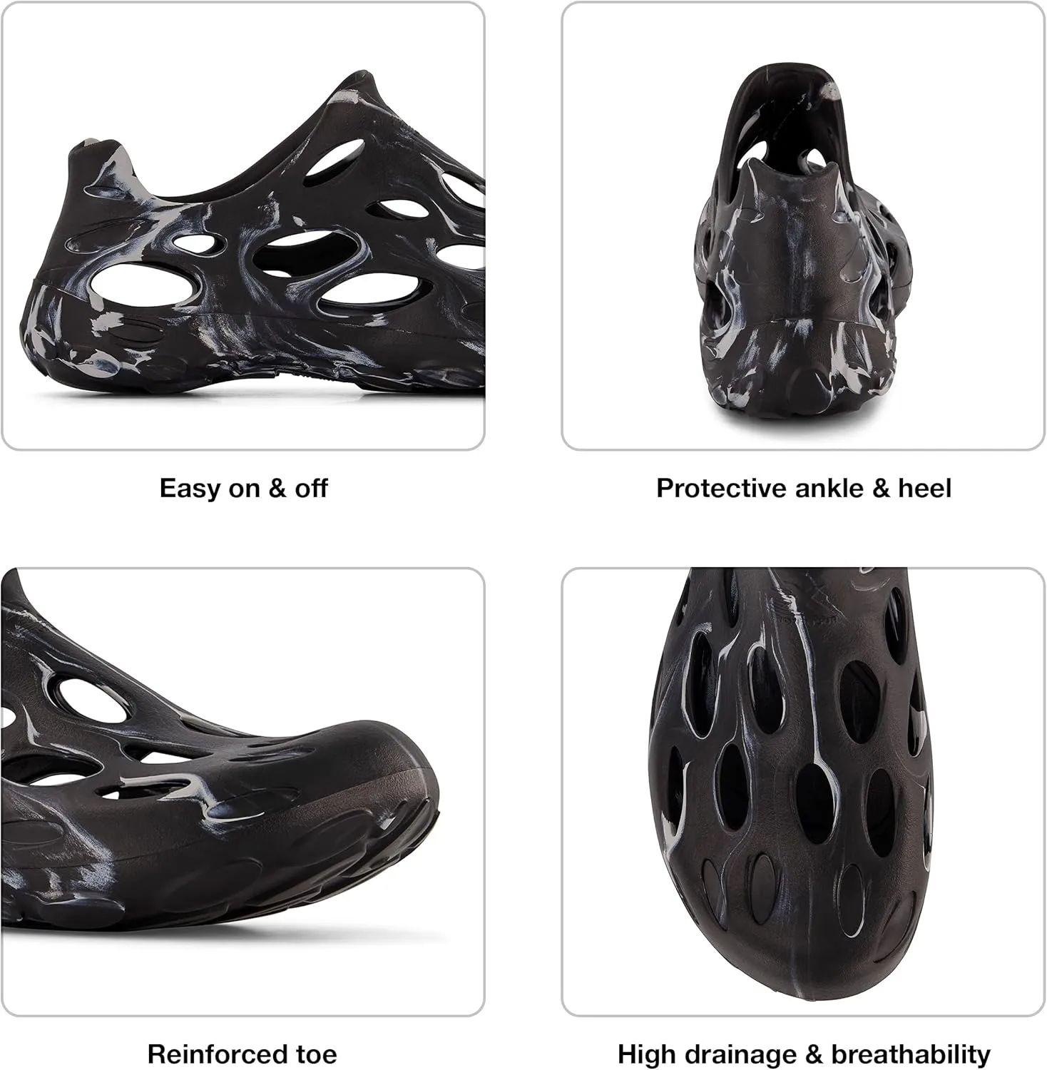 ZeroXposur Mens Aqua Moc - Mens Water Shoes Using Algae-Based EVA - Garden Shoes - Swim Shoes - Aqua Shoes for Men