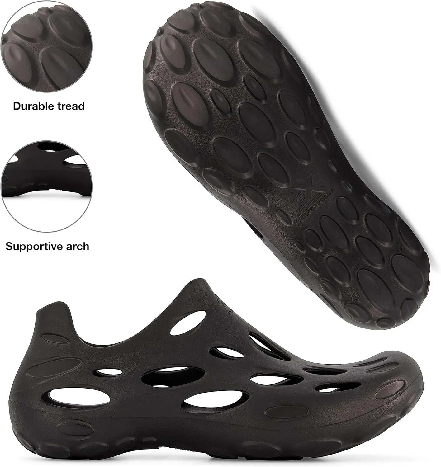 ZeroXposur Mens Aqua Moc - Mens Water Shoes Using Algae-Based EVA - Garden Shoes - Swim Shoes - Aqua Shoes for Men
