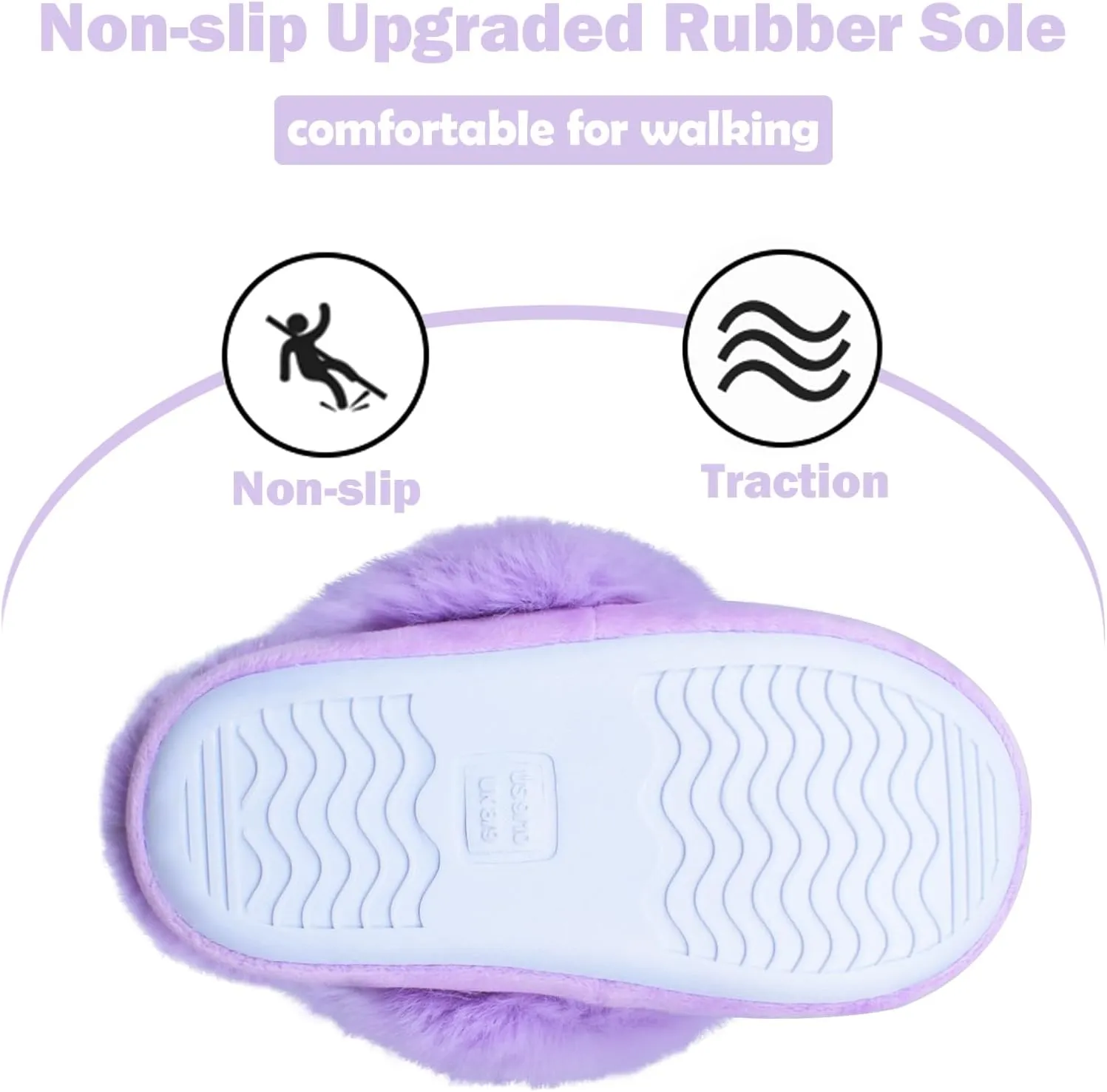 ZGDG Girls Slippers Cute House Slippers,No-Slip Memory Foam Princess House Shoes for Bedroom Indoor Outdoor(Toddler/Little/Big Kid)