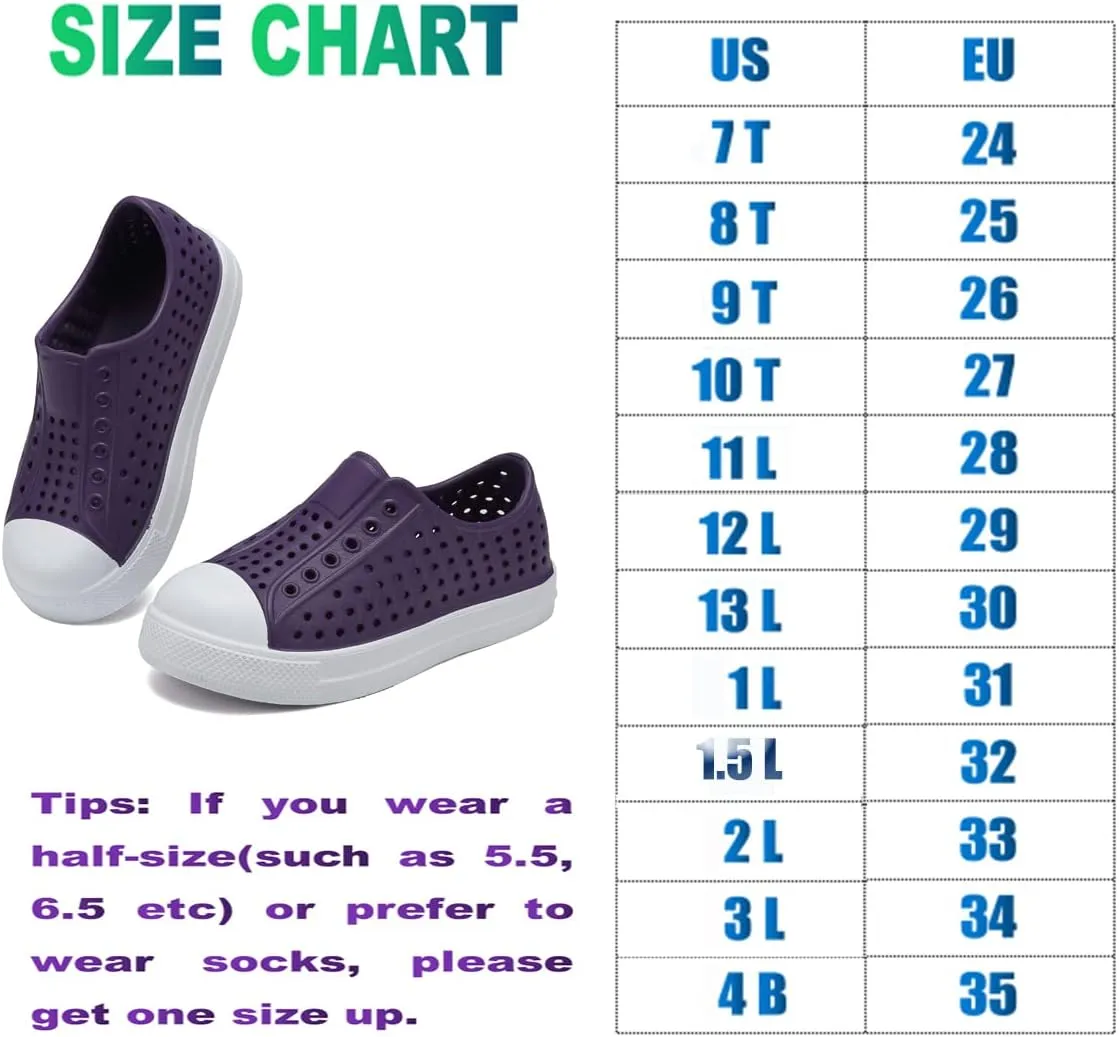 ziitop Kids Toddler Water Shoes for Boys Girls Baby Sandals Sneakers Beach Garden Swim, Anti-Slip Breathable Quick Dry Lightweight Slip-on (Toddler/Little Kid/Big Kid)