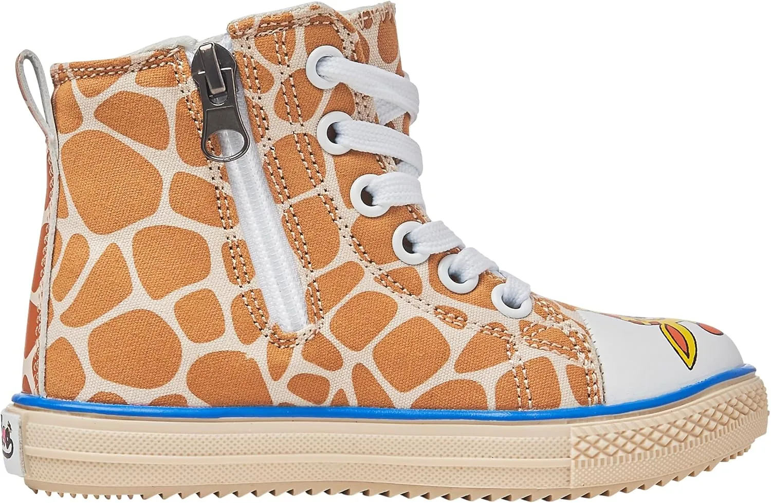 ZuZoo Kids Shoes Animal-Themed, High-Top Canvas Shoe
