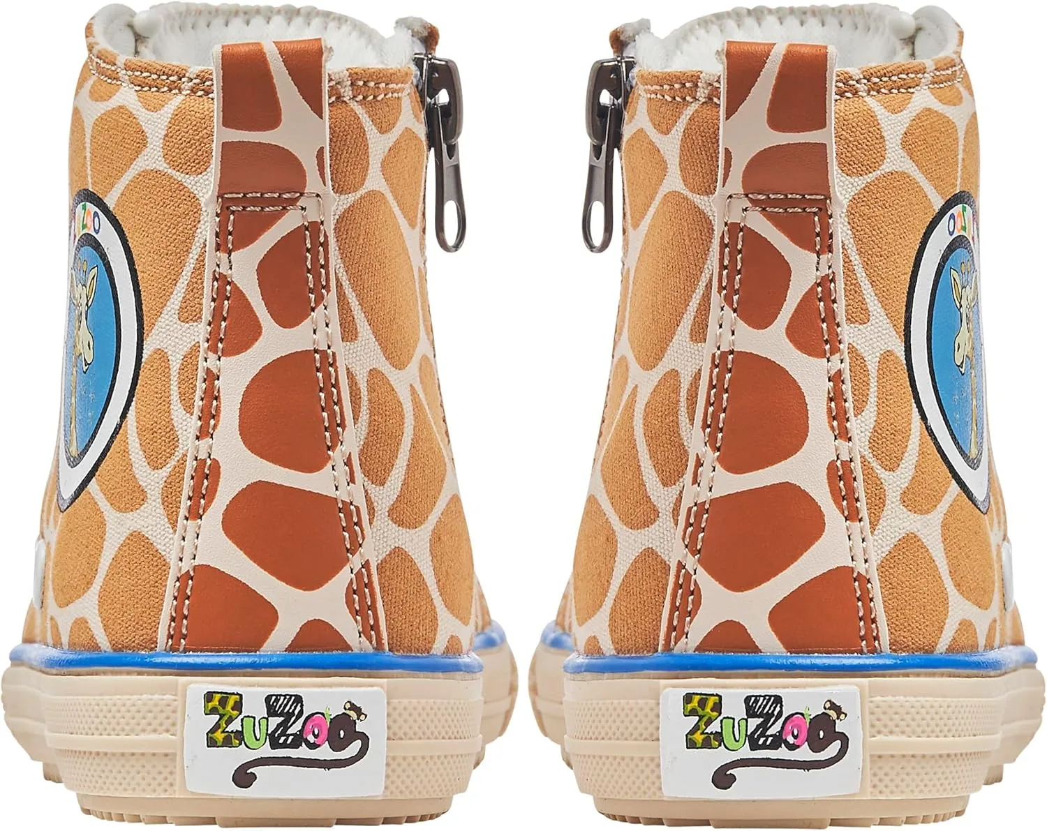ZuZoo Kids Shoes Animal-Themed, High-Top Canvas Shoe