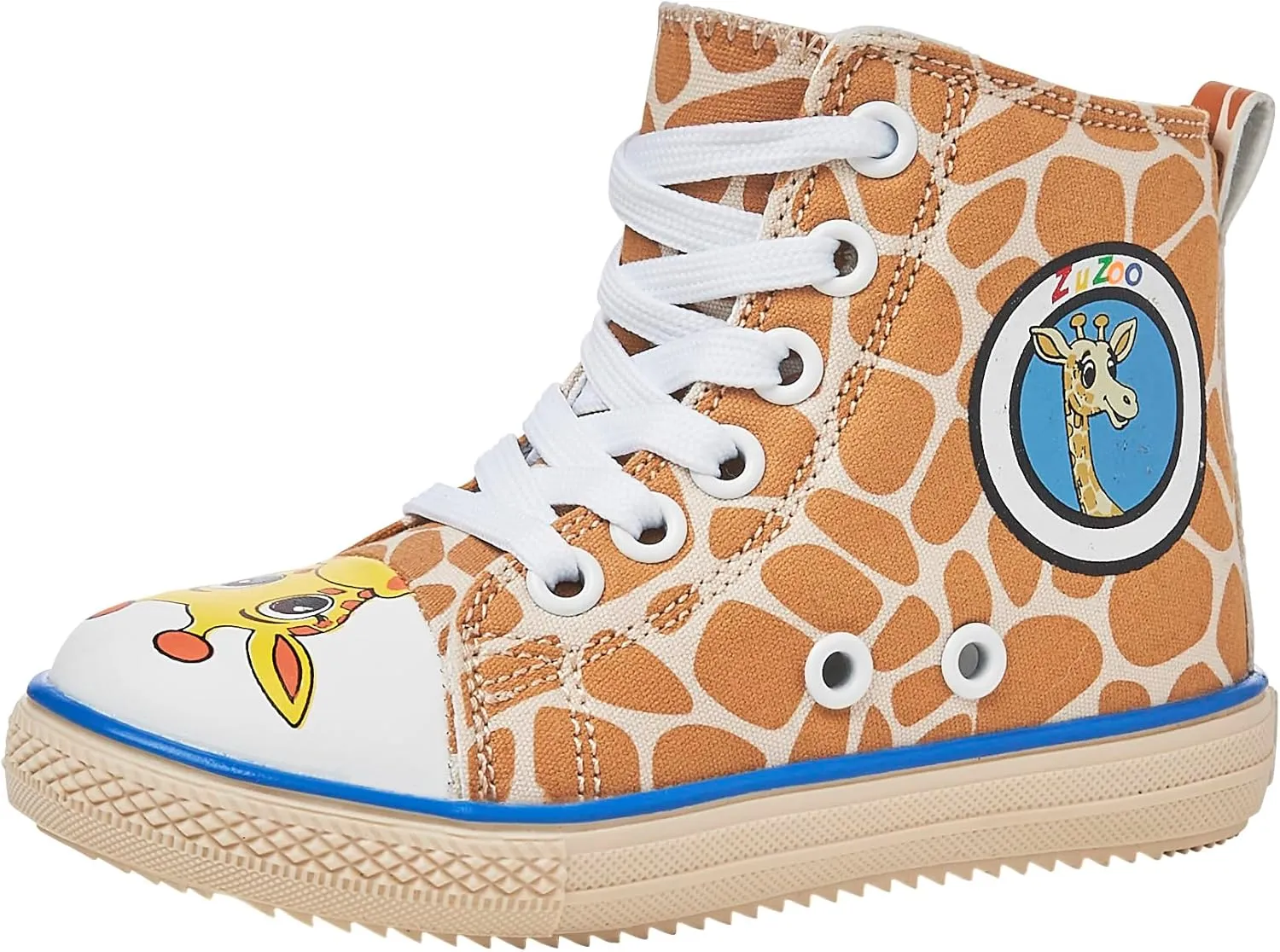 ZuZoo Kids Shoes Animal-Themed, High-Top Canvas Shoe